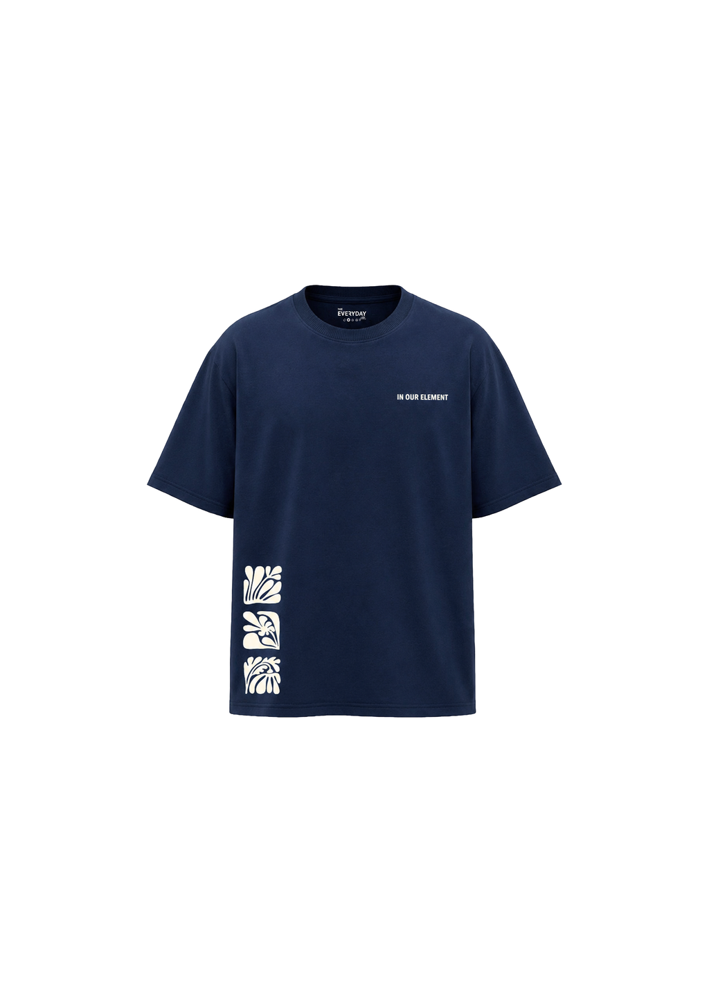 Mens Navy Oversized T-shirt – In Your Natural State