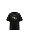 Play Your Cards Black Graphic Tee | Oversized Fit