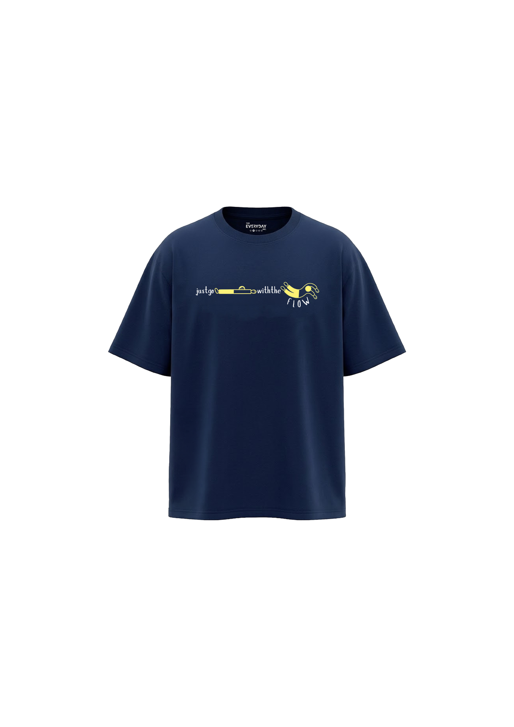 Go With The Flow Oversized Graphic Tee