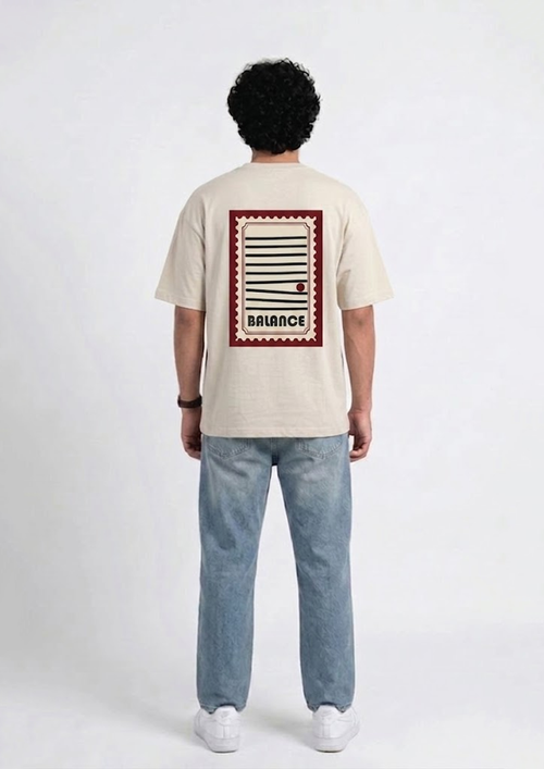 Balance Tee — Minimal Graphic Statement