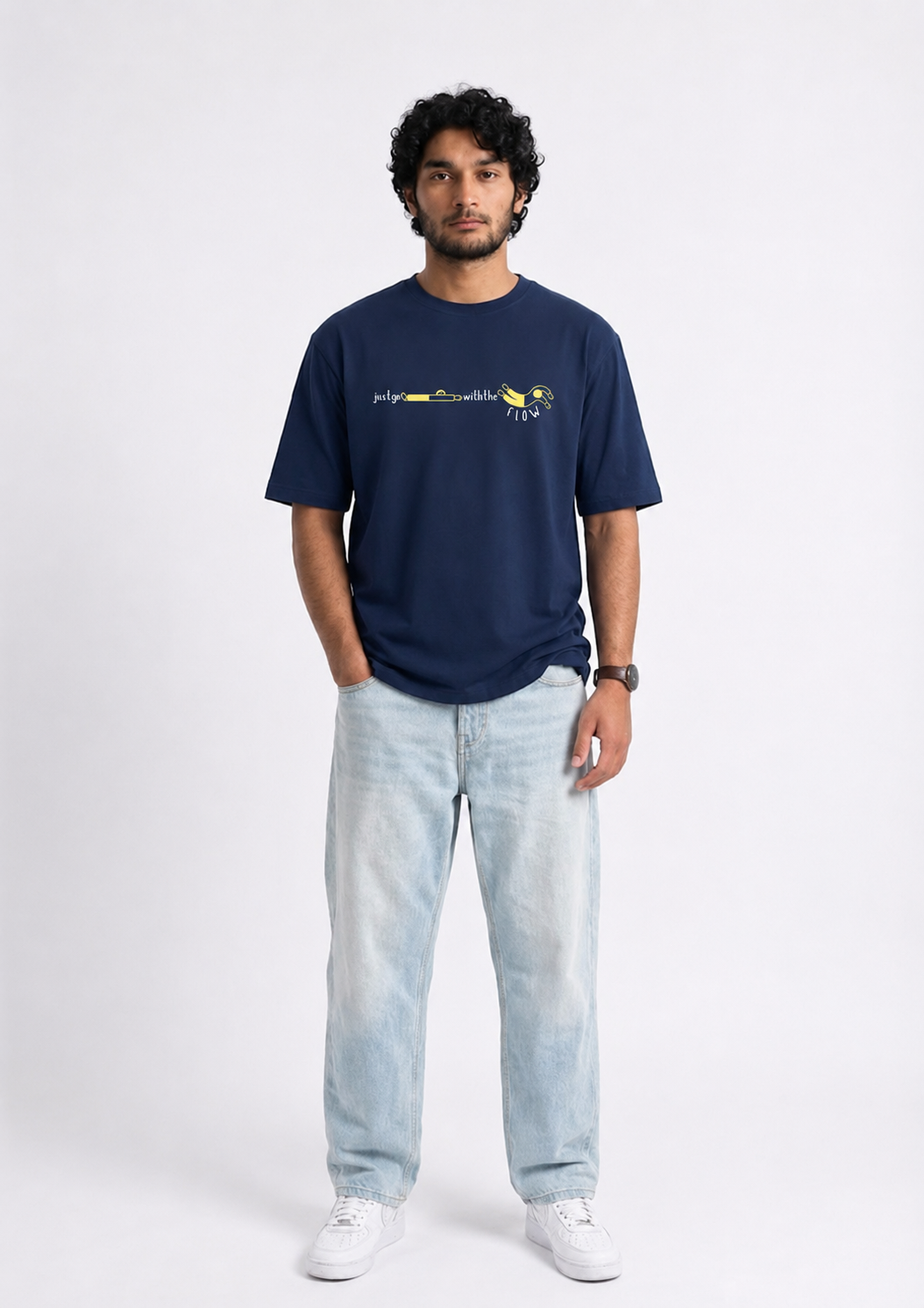 Go With The Flow Oversized Graphic Tee