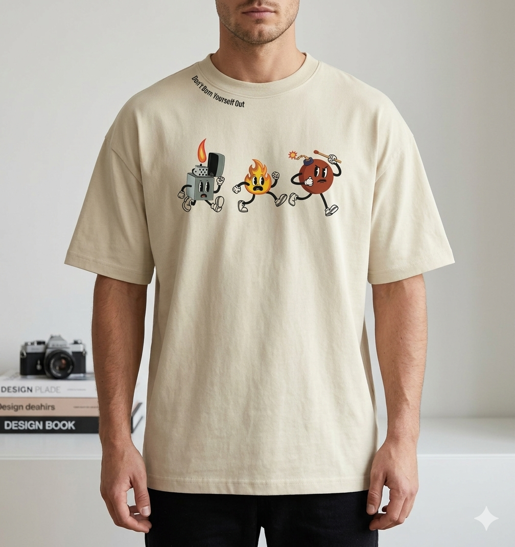 Burnout Club Oversized Tee