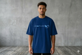 Go with the flow mens oversized tshirt